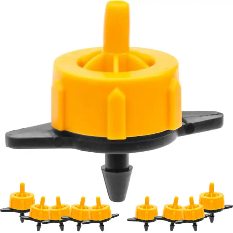 Solo Hoy Pack 10 Gotero Autocompensante 16 Litros | Goteros desmontables para Riego, Plantas, Macetas, Microtubo y Tuberia 16mm