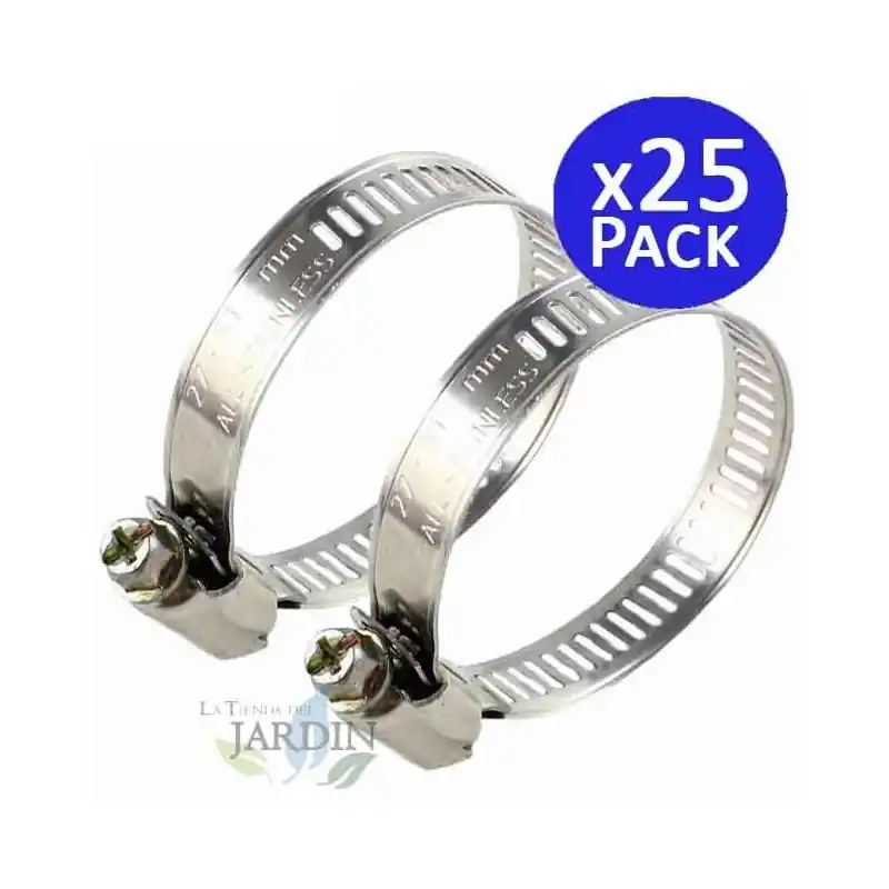 Precio Rebajado Pack 10 Abrazaderas Metálicas para Tubos de 156mm. Recomendado para Mangueras planas Layflat