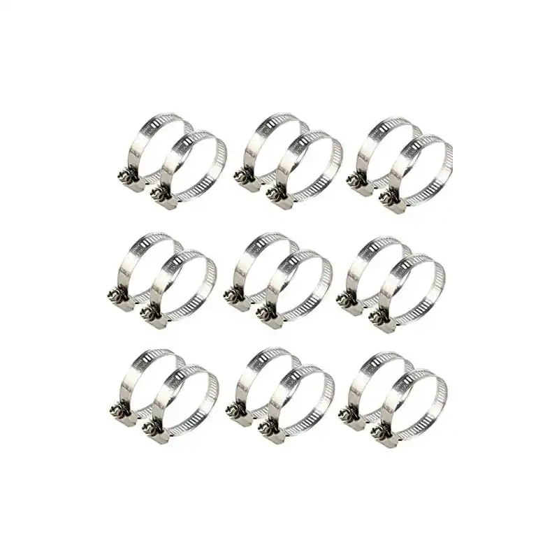 Liquidación Pack 10 Abrazaderas Metálicas para Tubos de 156mm. Recomendado para Mangueras planas Layflat