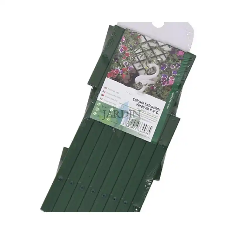 Promoción Celosia PVC Verde 100x300 cm | Celosia de PVC | Celosia Terraza Exterior | Celosia Extensible | Celosia Decorativa | Celosia Jar
