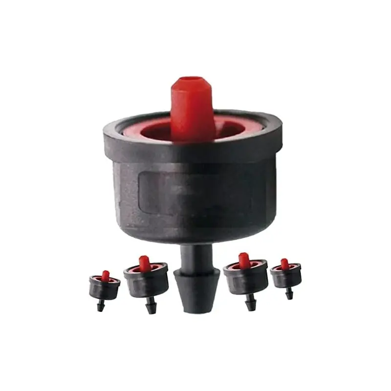 Pack 500 Gotero 8 litros para Riego agricola y jardineria. Gotero pinchado No Desmontable apto para microtubo Directo De Fábrica