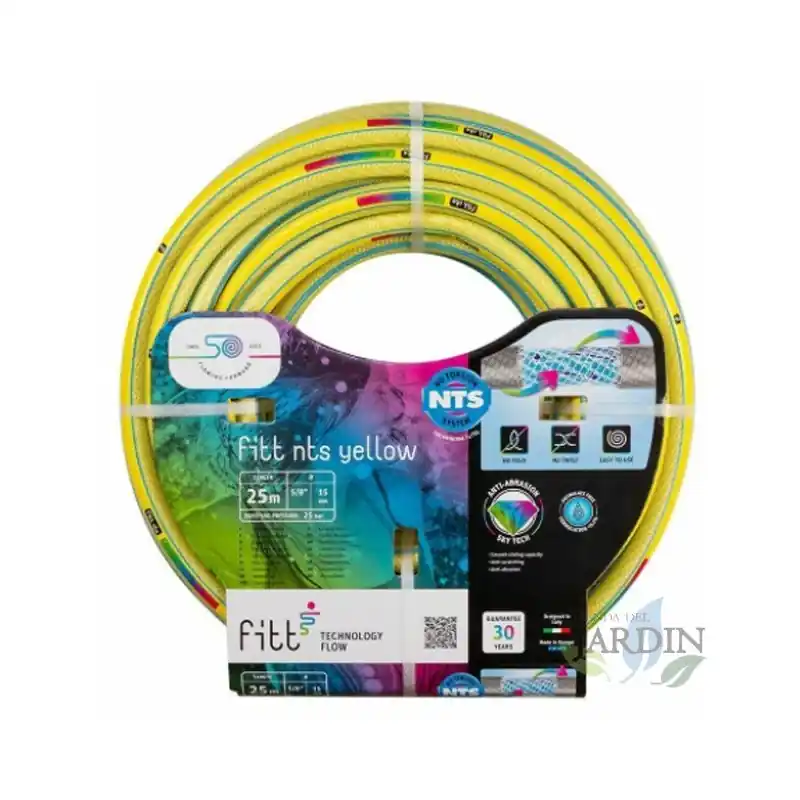 Directo De Fábrica Manguera de riego NTS Yellow 15mm, 15 Metros | Manguera de Jardín | Riego