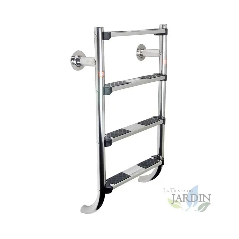 Parte Inferior Escalera Partida ''Luxe'' para Piscina | 3 Peldaños | Escalera con Peldaños de Seguridad Compra Hoy