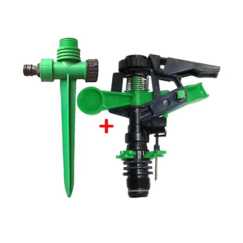 Oferta Especial Aspersor de Riego Agricola 1/2'' con Soporte | Aspersores de riego cesped de 6 a 12 m | Aspersor sectorial de Jardin