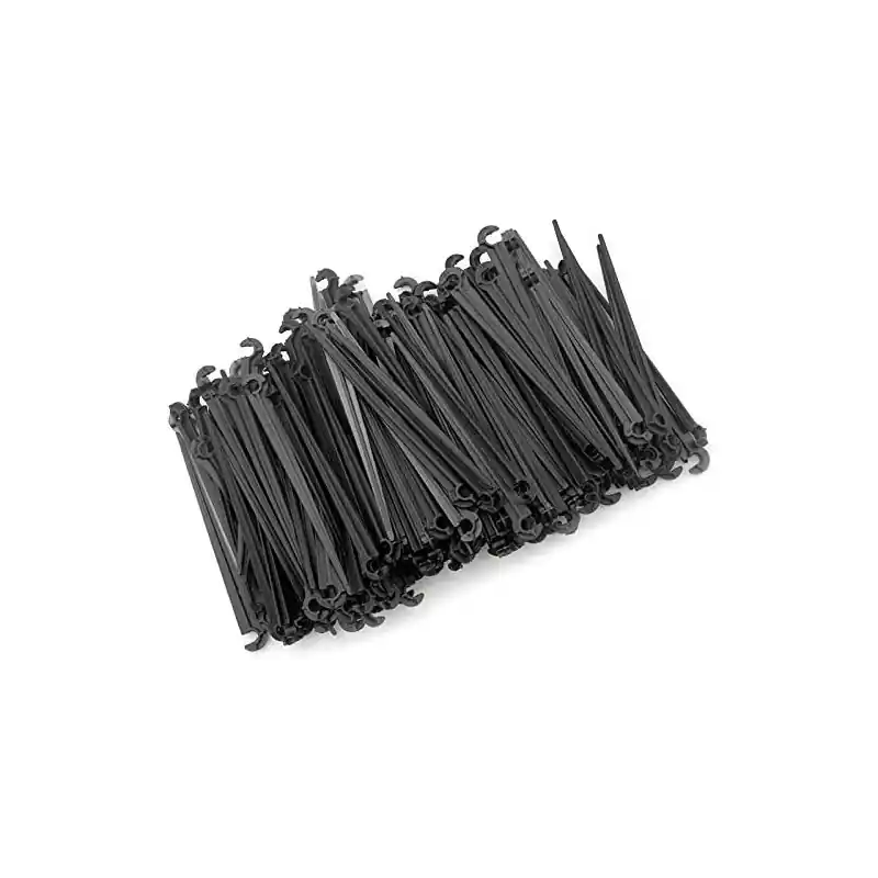 Barato Pack 50 Estacas de Riego por Goteo | Piquetas para Sujeción de Microtubo | Fijación Segura al Suelo