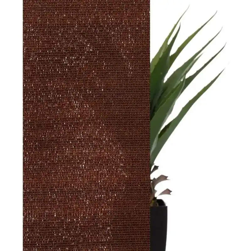 Malla de Sombreo 1,5x50 m | Ocultación y Privacidad para Terraza o Jardin | Malla Ocultación Marrón 160 g/m2 | Ocultación 100% Devolución Gratuita