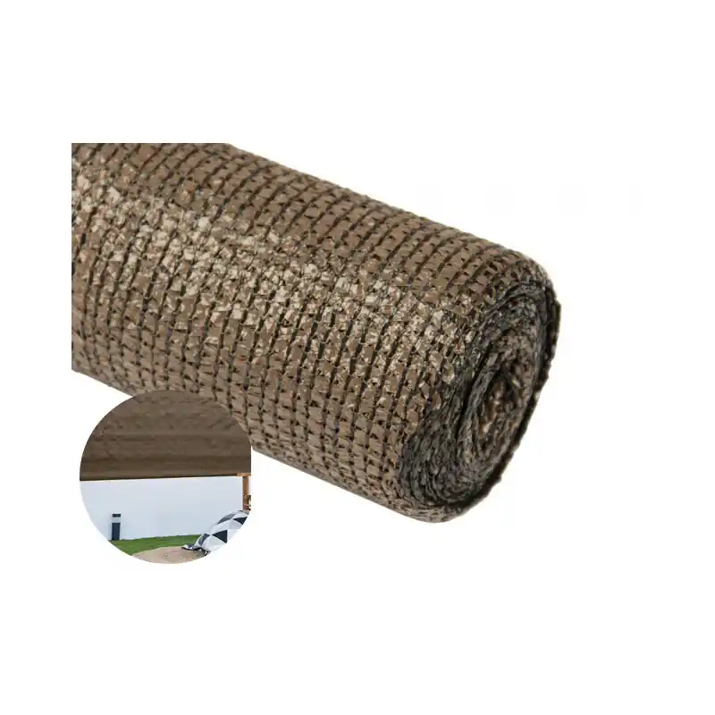 Barato Malla de Sombreo 2x10 m | Ocultación y Privacidad para su Terraza o Jardín | Malla Ocultación Marrón 120 g/m2 | Ocultación 95%