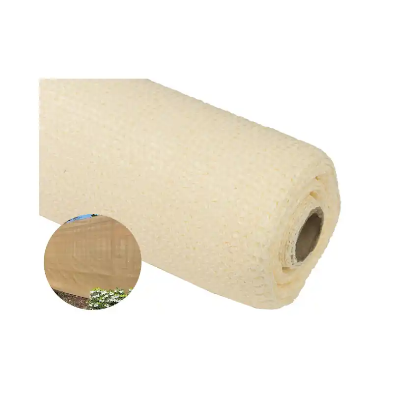 Malla de Sombreo 2x10 m | Ocultación y Privacidad para su Terraza o Jardín | Malla de Ocultación Beige 120 g/m2 | Ocultación 95% Nueva Colección