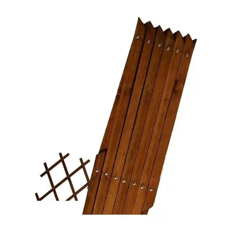 Celosia Madera 40x180 cm | Celosia Terraza Exterior | Celosia Extensible | Celosia Decorativa | Celosia Jardin Oferta Especial