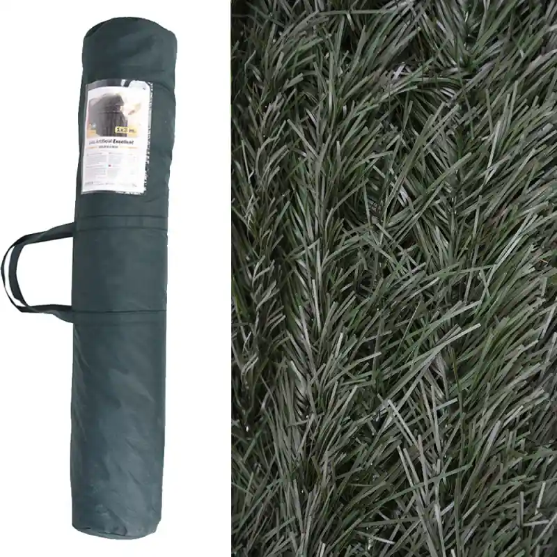 Seto Artificial Ocultación Jardin 1x3 m | Seto premium Hoja Fina | Seto ocultación 100% | Seto Artificial Decorativo Garantía De Devolución De Dinero