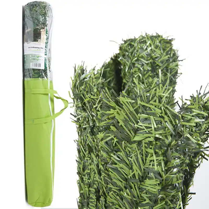 Descuento Seto Artificial Ocultación Jardin 2x3 m | Seto Bicolor Hoja Fina | Seto ocultación 95% | Seto Artificial Decorativo