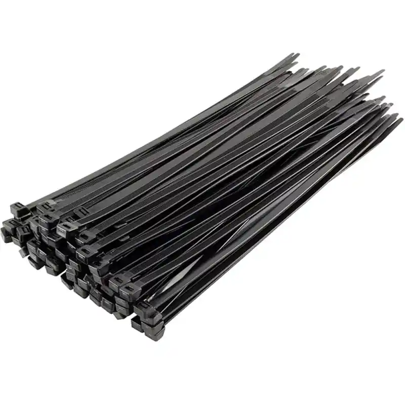 Pack 50 Bridas plastico negras Nailon 3,6 x 300 mm | Brida negra Multiusos para Jardin Fontaneria Electricidad Stock Limitado