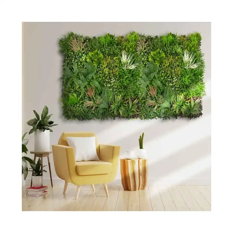 Jardin Vertical Madagascar 100x100 cm | Planta Artificial | Decoración Pared Interior Exterior | Jardines Verticales Nueva Colección