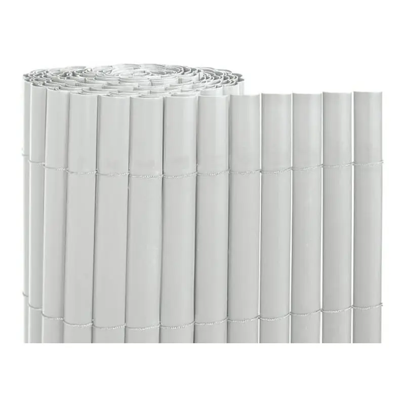 Precio Rebajado Cañizo PVC Blanco | Cañizo Ocultación PVC Simple cara 1x5 metros | Valla Privacidad Pantalla PVC | Valla Decoración Exterior UV