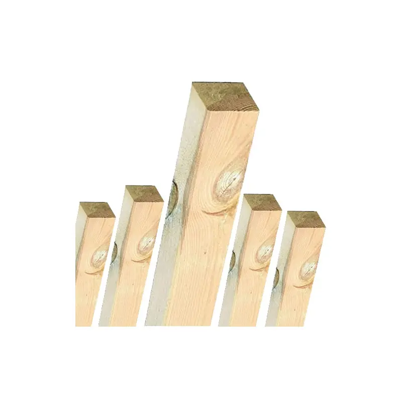 Pack 5 Poste de Madera cuadrado 100x7x7 cm | Tutores sin Punta de madera de pino | Postes para Vallas, Pergolas y Jardin Ordenar Ahora Mismo