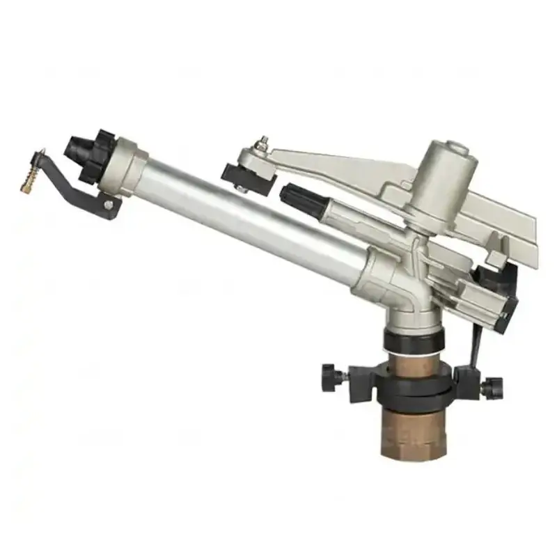Liquidación Cañón de riego H2OMaster | Aspersor de Riego Agricola ángulo ajustable | Rosca hembra 2'' | Alcance de 20 a 43 metros