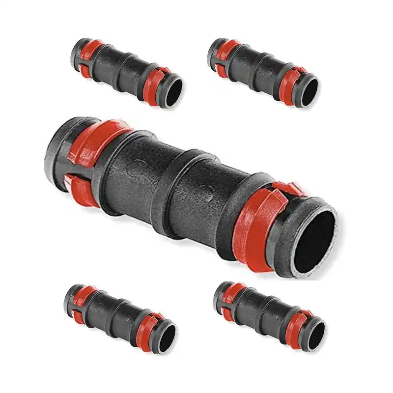 Pack 25 Enlace Riego por Goteo 16mm Anilla de Seguridad| Manguito conector tuberia 16 mm | Enlace Goteo para Manguera de 16 mm Última Oportunidad