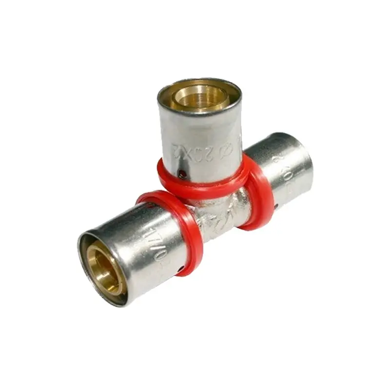 Últimas Unidades Te para Tubo multicapa 16 mm, para uso con máquina prensadora, gris…
