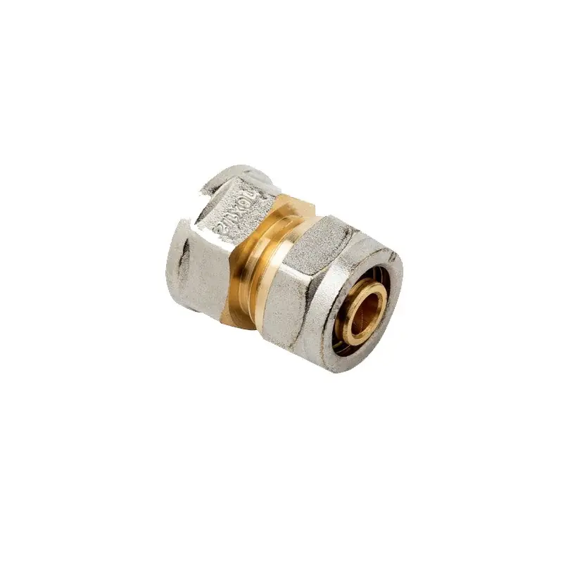 Entronque 3/4'' hembra para Tubo multicapa de compresion 25 mm, sin necesidad de maquina prensadora, gris Liquidación