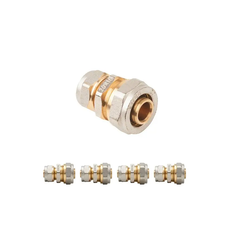 Precio Bajo Pack 5 Manguito reducido 25-20 para Tubo multicapa de compresion 25 mm, sin necesidad de maquina prensadora