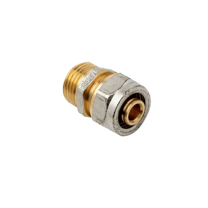 Súper Precio Entronque 3/4'' macho para Tubo multicapa de compresion 20 mm, sin necesidad de maquina prensadora, gris