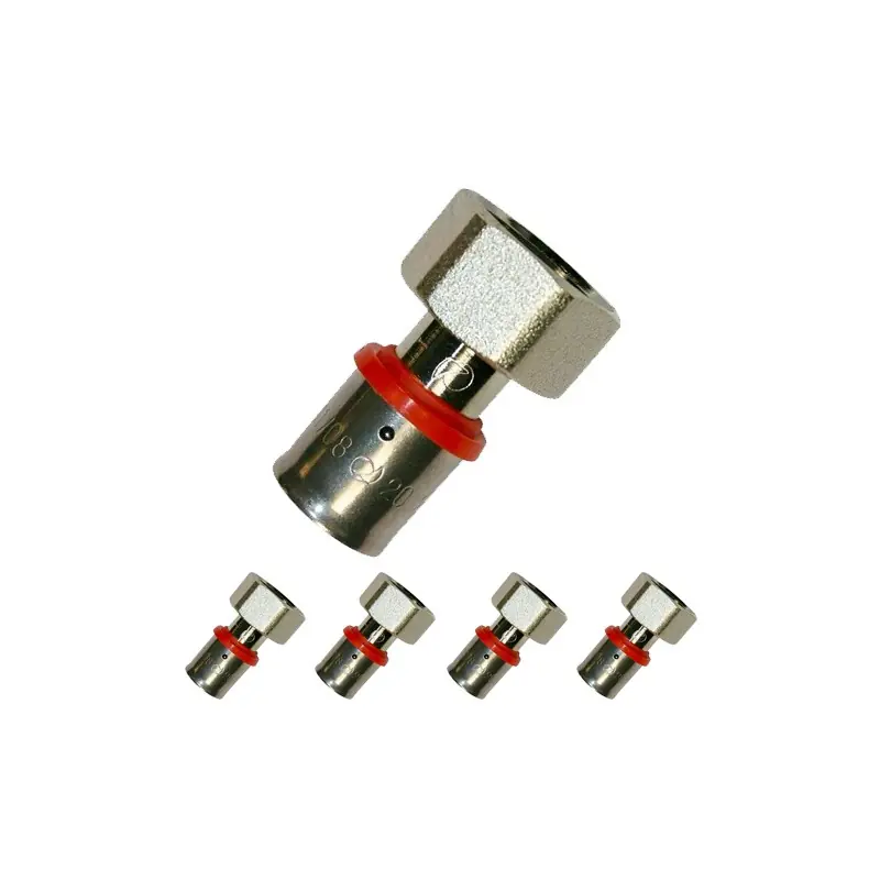 Oferta Especial Pack 5 Racor loco para Tubo multicapa 16 mm, para uso con maquina prensadora