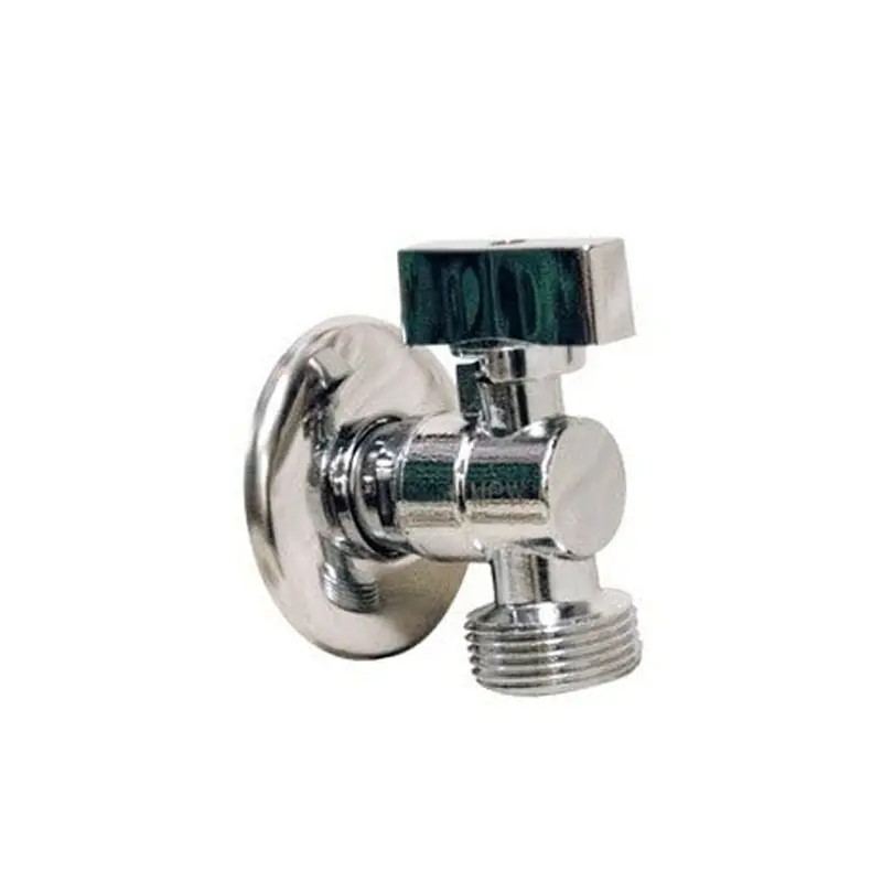 Llave lavadora para espacios reducidos 1/2"x3/4" macho Popular