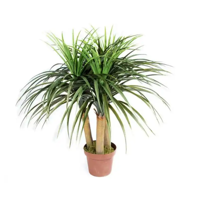 Compra Ahora Planta Artificial Nolina 75cm con Macetero | Plantas de Plástico para Decoración de Jardín Interior y Exterior