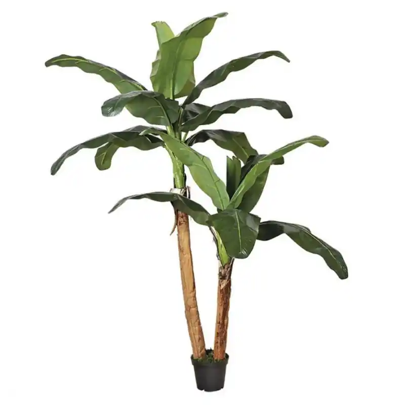 No Te Lo Pierdas Planta Artificial Platanera 180cm con Macetero | Plantas de Plástico para Decoración de Jardín Interior y Exterior