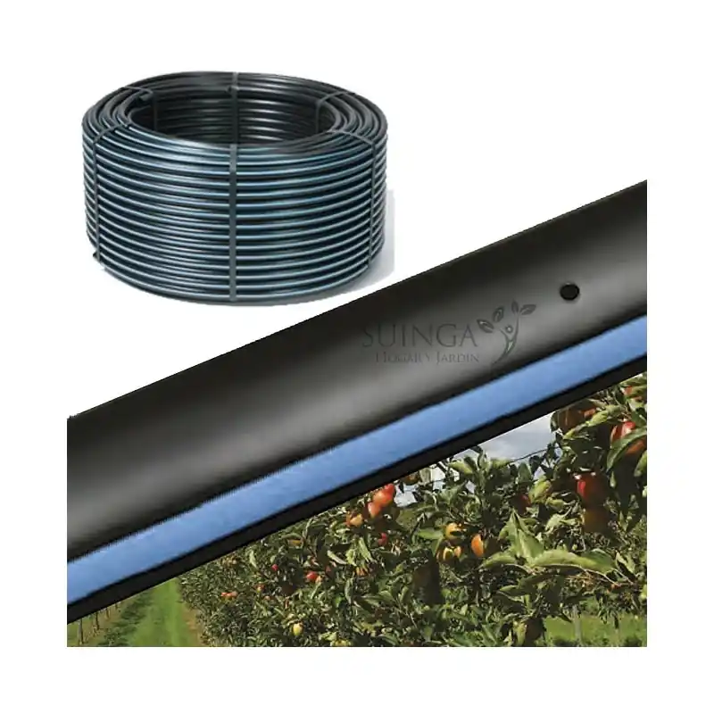 Tuberia riego por goteo 16mm | Tubo con Goteros Autocompensantes cada 125 cm 400 metros| Tuberia goteo 16 mm autocompensante Más Vendido
