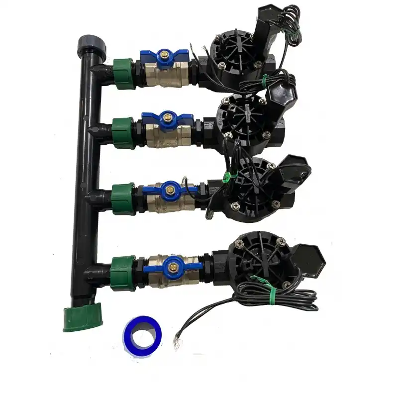 Sistema de Riego Automático para jardin de 4 zonas con Electroválvula Rain Bird HV 1" 24v. Uso con Programadores Eléctricos Novedad