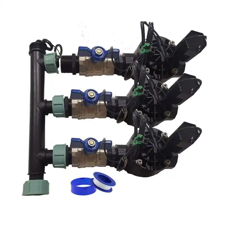 Precio De Fábrica Sistema de Riego Automático para jardin de 3 zonas con Electroválvula Rain Bird HV 1" 9v. Uso con Programadores a pilas