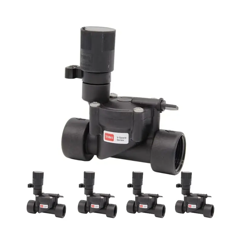 Electrovalvula de riego Toro VSPACE, rosca hembra 3/4'', 24V, tamaño reducido (Pack 5) Directo De Fábrica