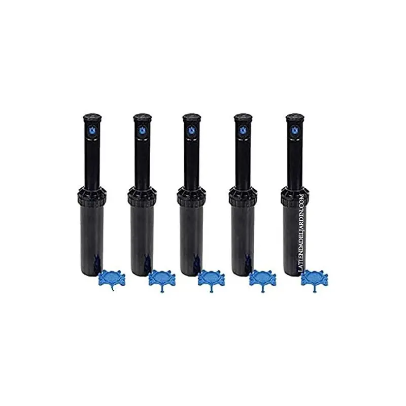 Pack 5 Aspersor de Riego Rain Bird 3504-PC 1/2'' | Alcance 4,60 a 10,70 m | Aspersor de Turbina ajustable 3500 3504 Rain Bird Precio Bajo