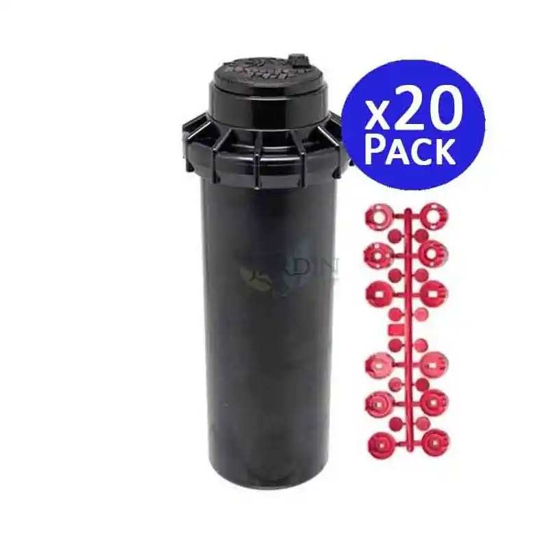 Pack 20 Aspersor de riego Hunter PGP-ADJ 3/4'' | Alcance 6,4-15,8 m | Aspersor ajustable eficiente Oferta