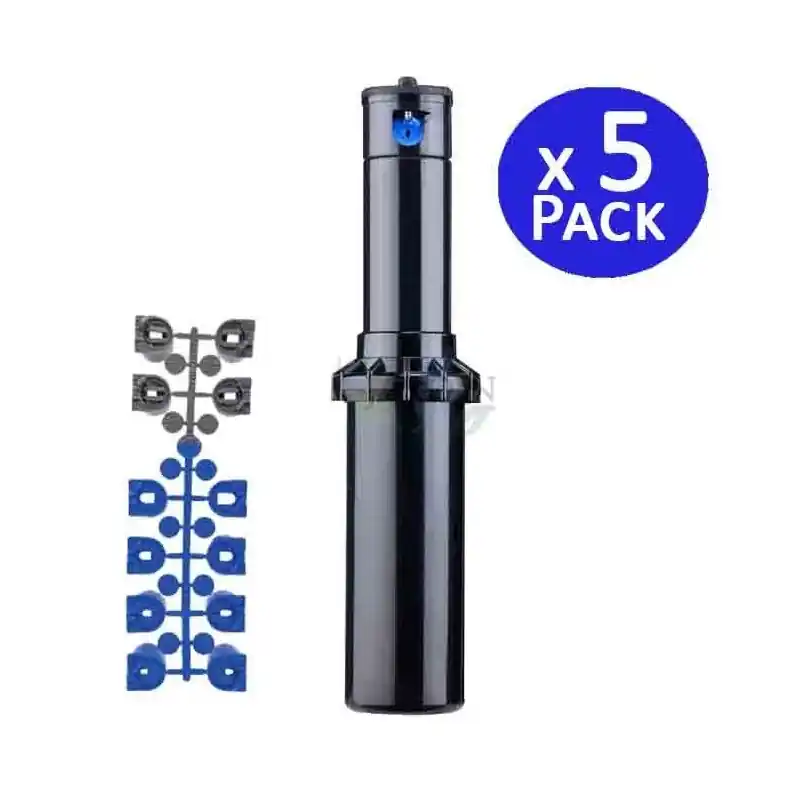 Pack 5 Aspersor de Riego Hunter PGP-04 3/4'' | Alcance 6,4 a 15,8 metros | Aspersor de Turbina ajustable PGP Ultra Precio De Oferta